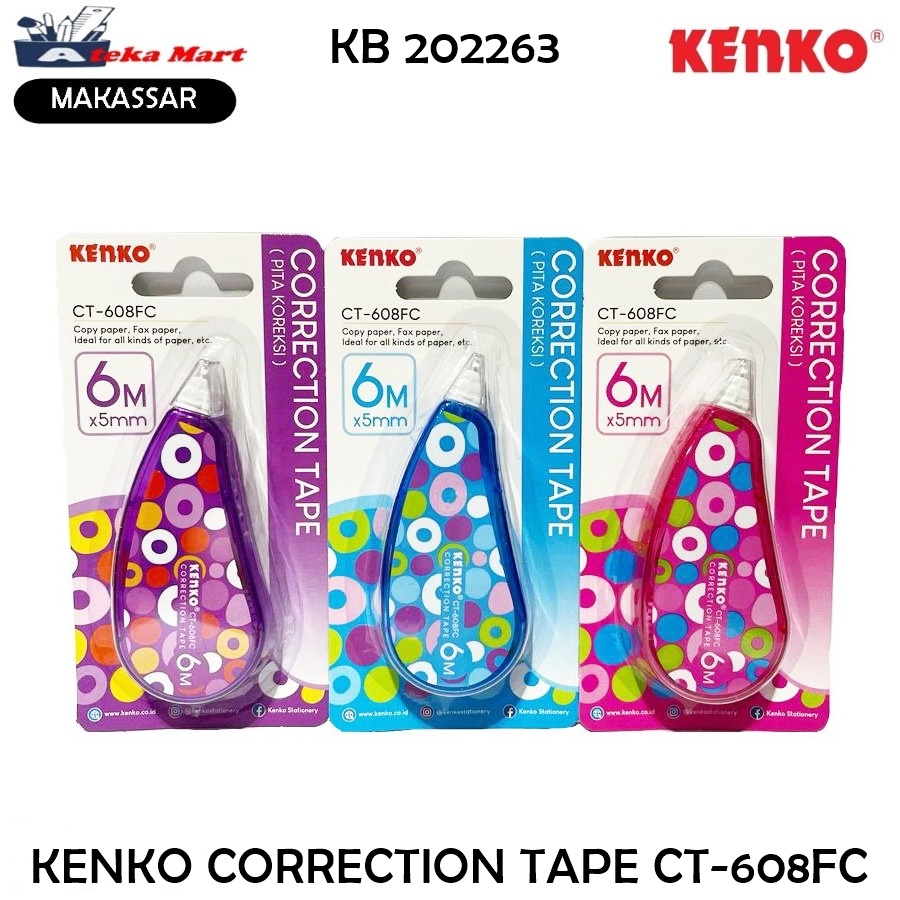 

[PCS] KENKO CORRECTION TAPE CT-608FC