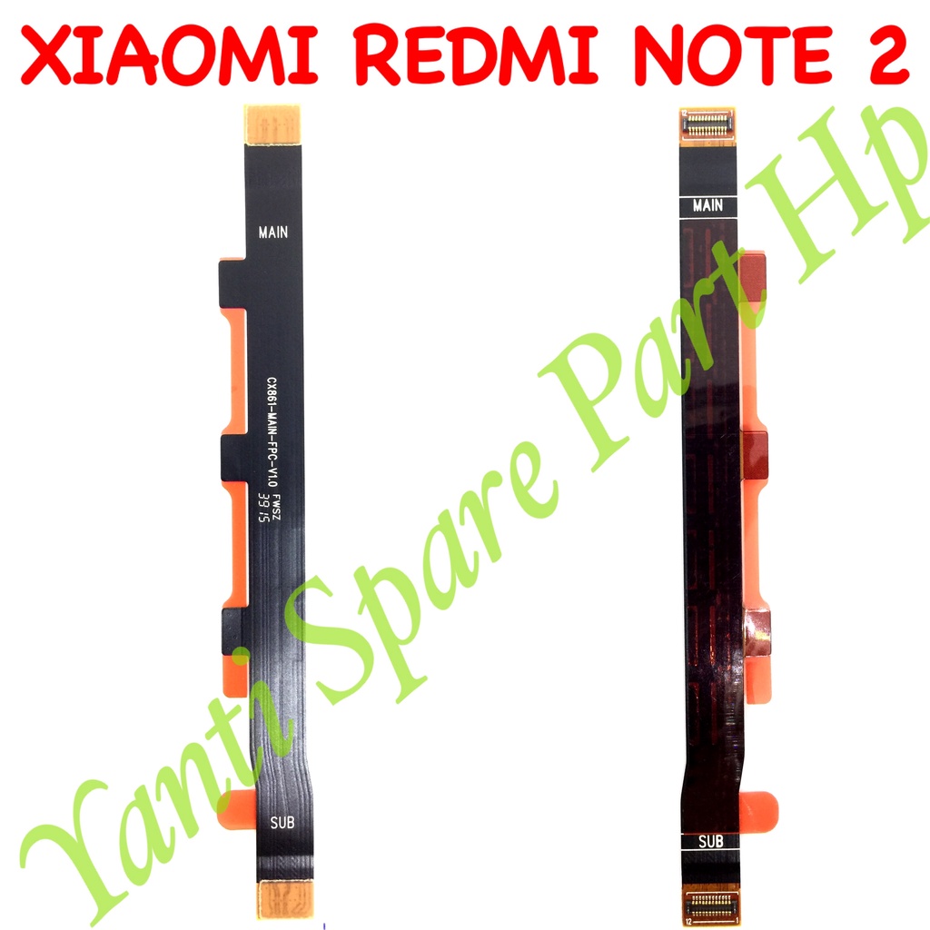 Flexible Board Mesin UI Xiaomi Redmi Note 2 Original Terlaris New