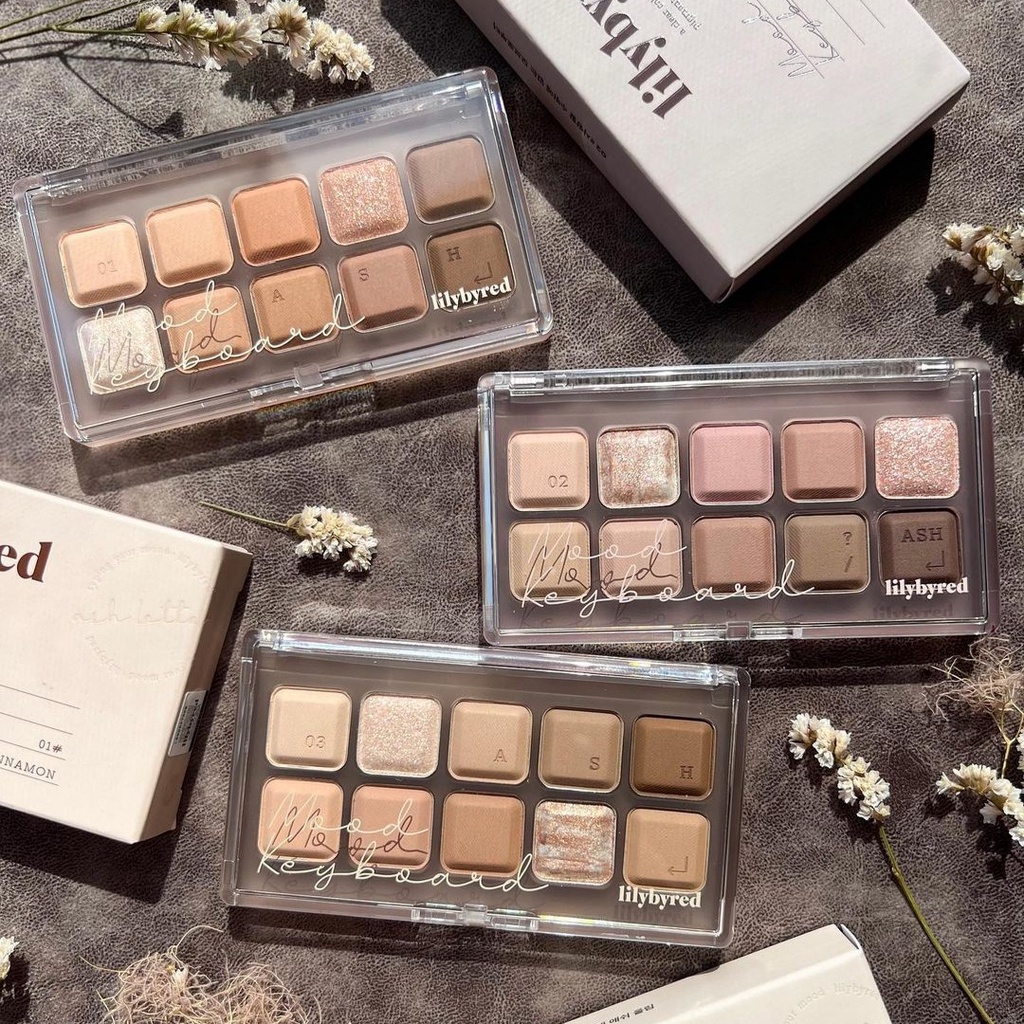 READY Lilybyred Ash Letter Collection Mood Keyboard Eyeshadow Palette