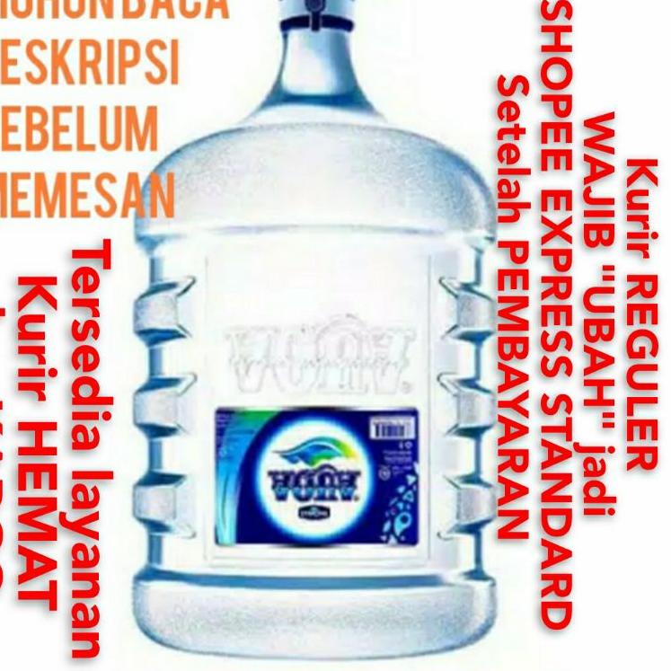 Star 6.6 Aqua Galon Kosong AQUA KINCLONG DIBUNGKUS PLASTIK / VIT / RIVERO / CRYSTALINE / OASIS / VIC