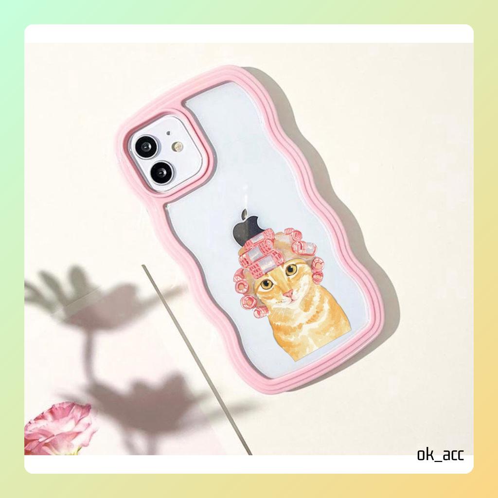 BARU Softcase Motif karakter kitten Cat Kucing Casing For Iphone 7+ 8+ Plus X Xs Xr Max 11 12 13 14 Pro Max 14+ 14Plus HH35