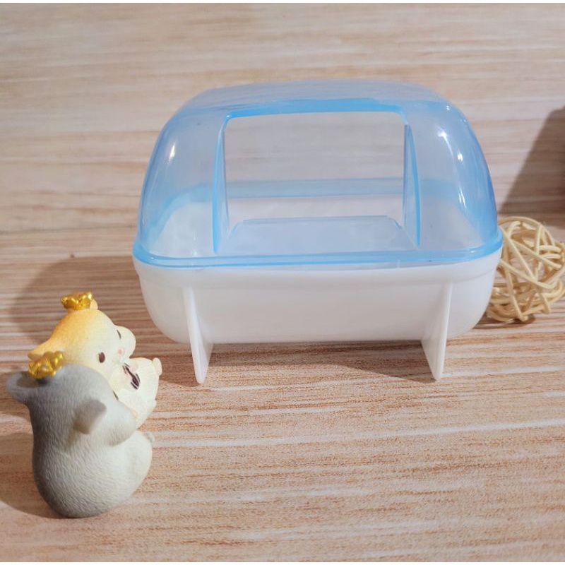 Hamtoro Small Tub Tempat Mandi Anak Hamster Kecil Roborovski