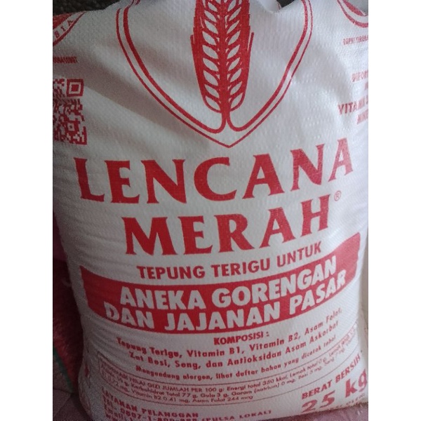 

Tepung Lencana Merah Curah 1kg