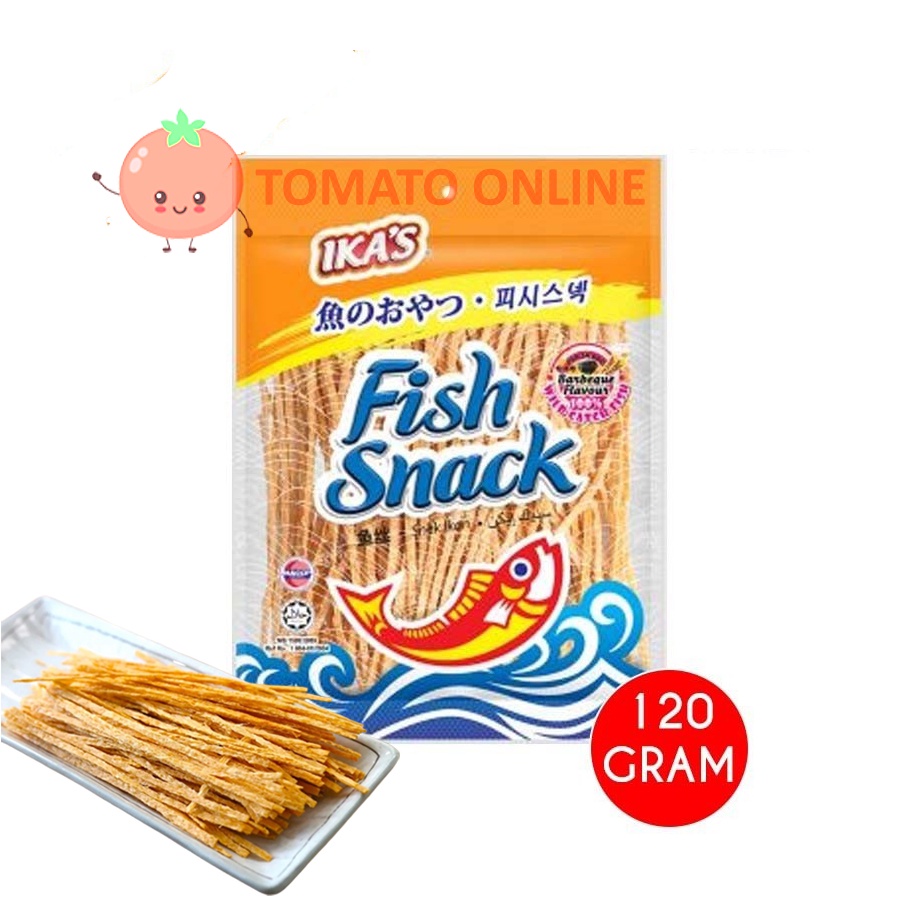 Ika's Ika Ikas / Fish Snack Ikan Malaysia BBQ / 120 g gr gram 120gr
