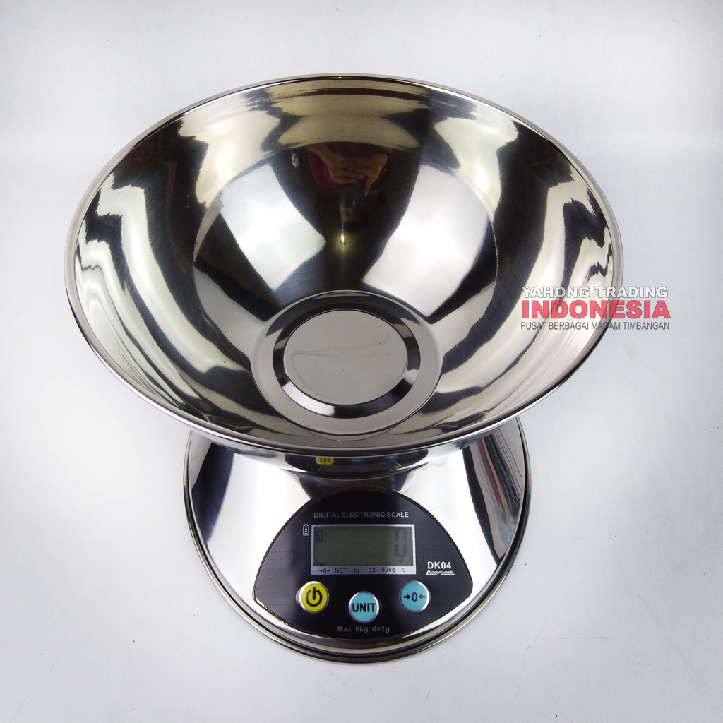 Timbangan Dapur Digital Stainless Timbangan Dapur Kue Bumbu 6kg 1g
