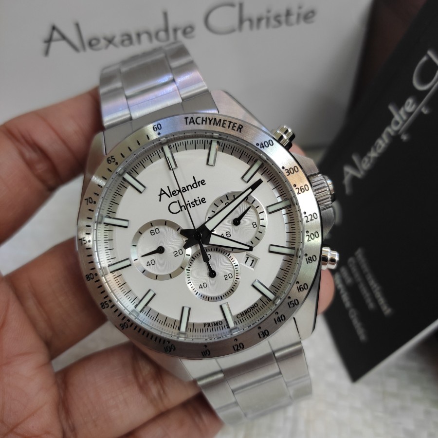 JAM TANGAN ALEXANDER CHRISTIE 6667 MAN CHRONOGRAPH