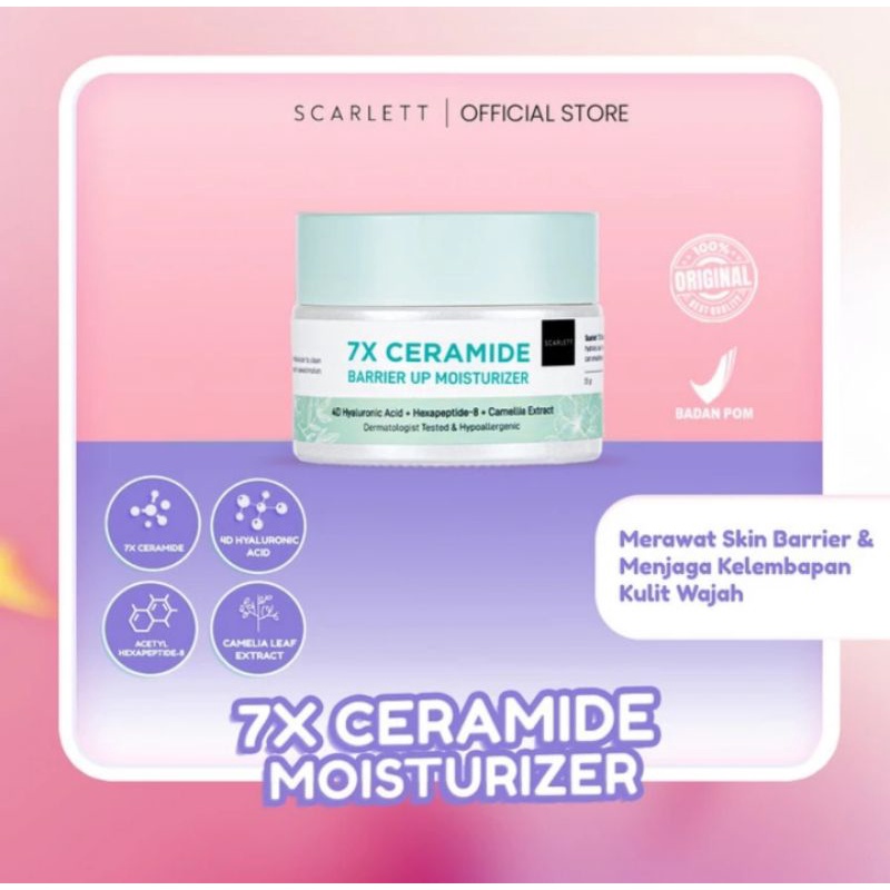 Scarlett 7x Ceramide Barrier Up Moisturizer 20gr