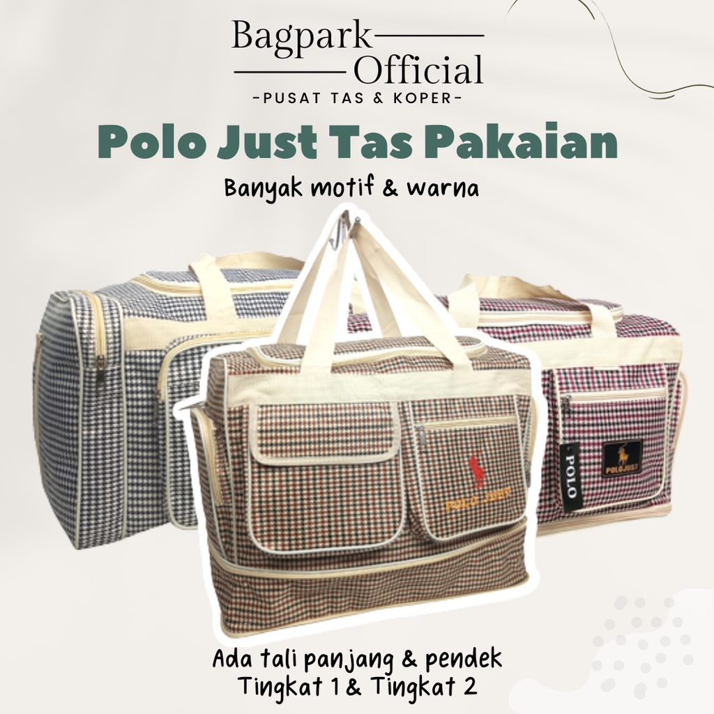 Tas Pakaian Polo / Tas Travel Tingkat / Tas Berangkat / Tas Pakaian Murah / Tas Pakaian Jumbo / Tas Mudik /  Tas Travelling / Tas Baju Jumbo / Tas Pakaian Mudik / Tas Travel Polo