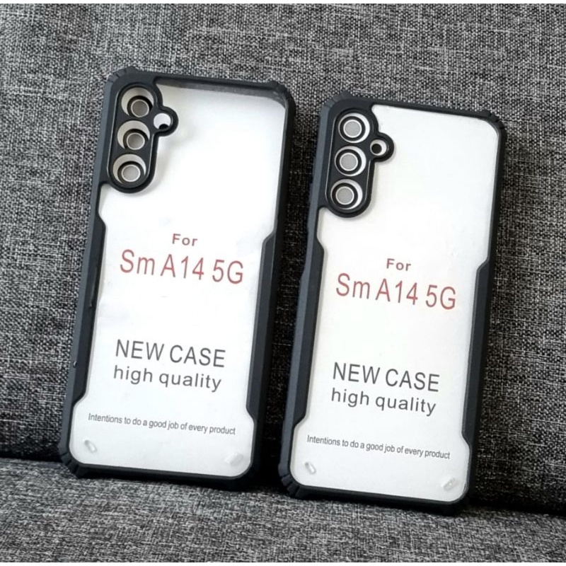 Case Samsung Galaxy A54 A34 A24 A14 M14 5G 4G A04 A04s A04e LTE Casing Fusion Xundd Airbag Anticrack Acrylic Akrilik Armor Shockproof