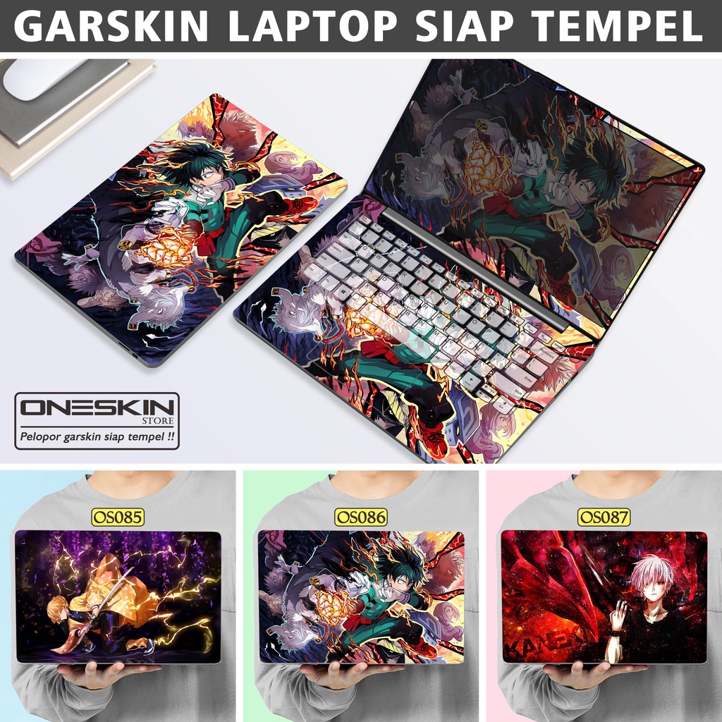 Garskin Sticker Laptop Protector Macbook Full Body Bottom Bezel Palmrest Skin Anime Tokyo Ghoul