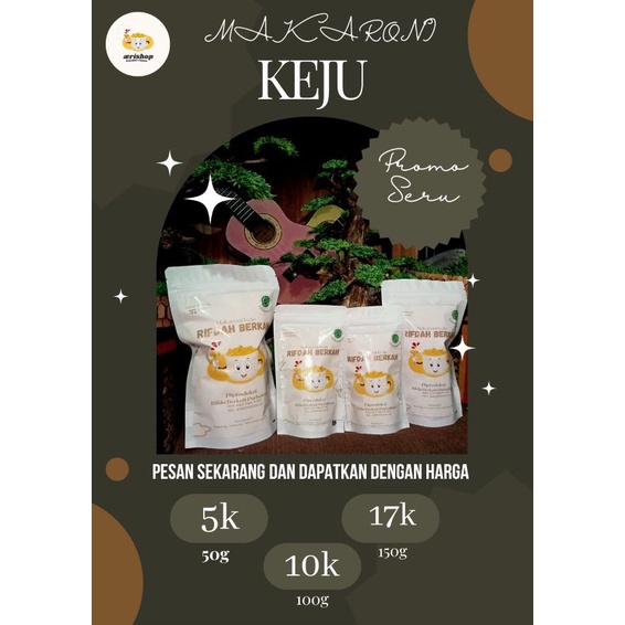 

Macaroni Cheese/Makaroni Keju 50-150 gram