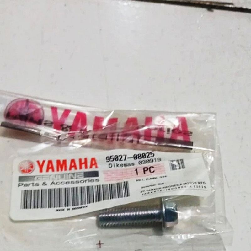 BAUT BOLT FLANGE KLEM KLEMAN SAMBUNGAN KNALPOT SCORPIO