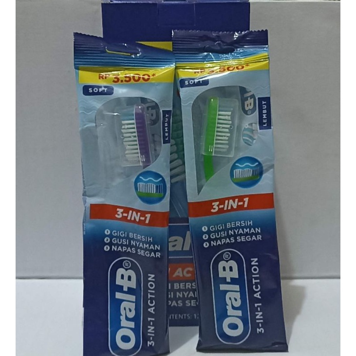 SIKAT GIGI ORAL-B 3 IN 1 ACTION