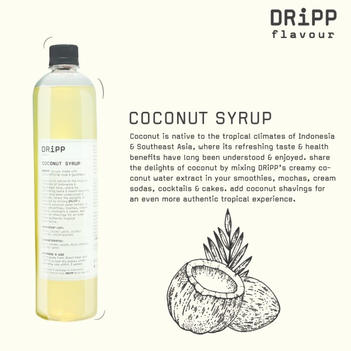 

DRIPP SYRUP COCONUT