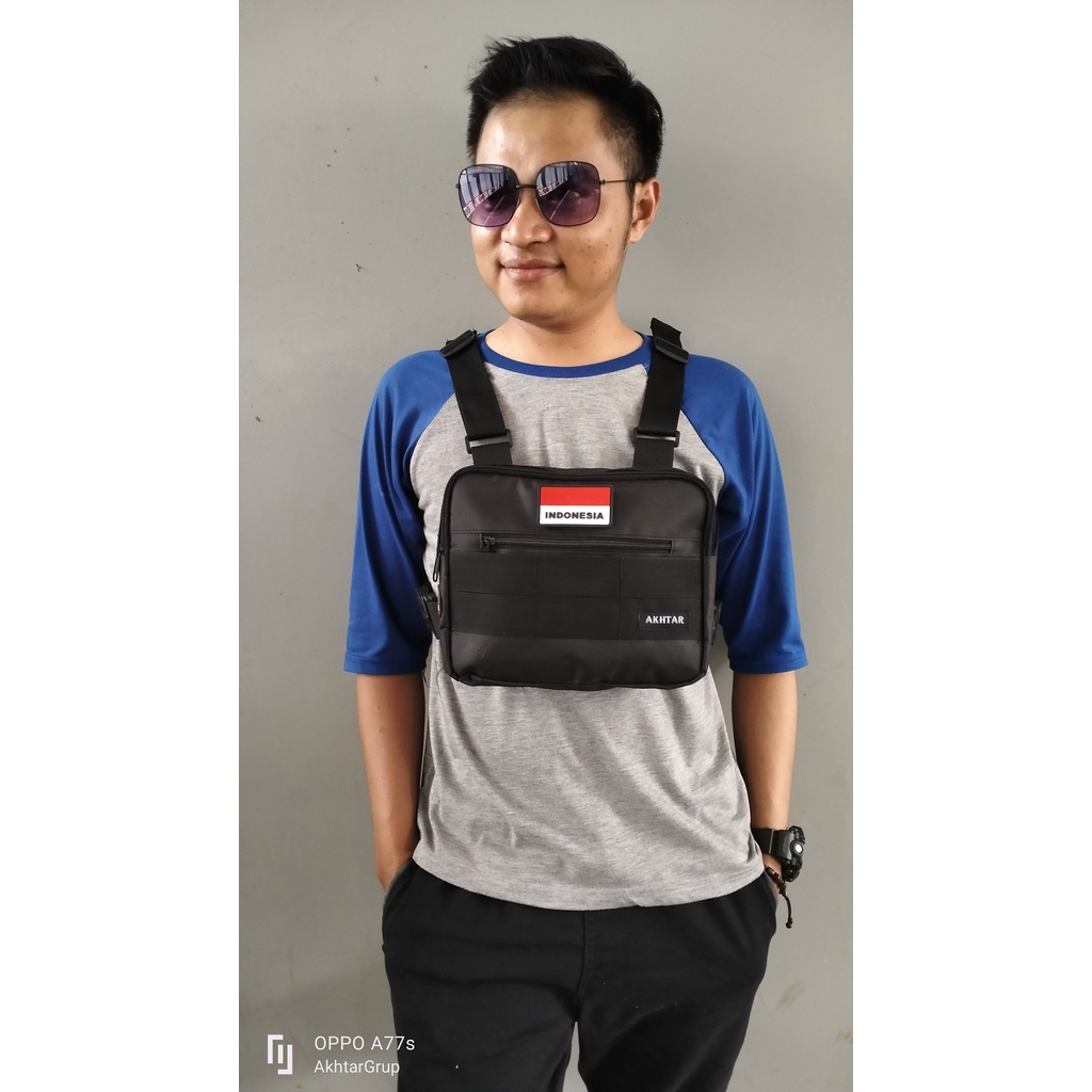 tas dada bodypack pria original tas dada rompi motor ojol outdor olahraga terbaru ukuran besar jumbo