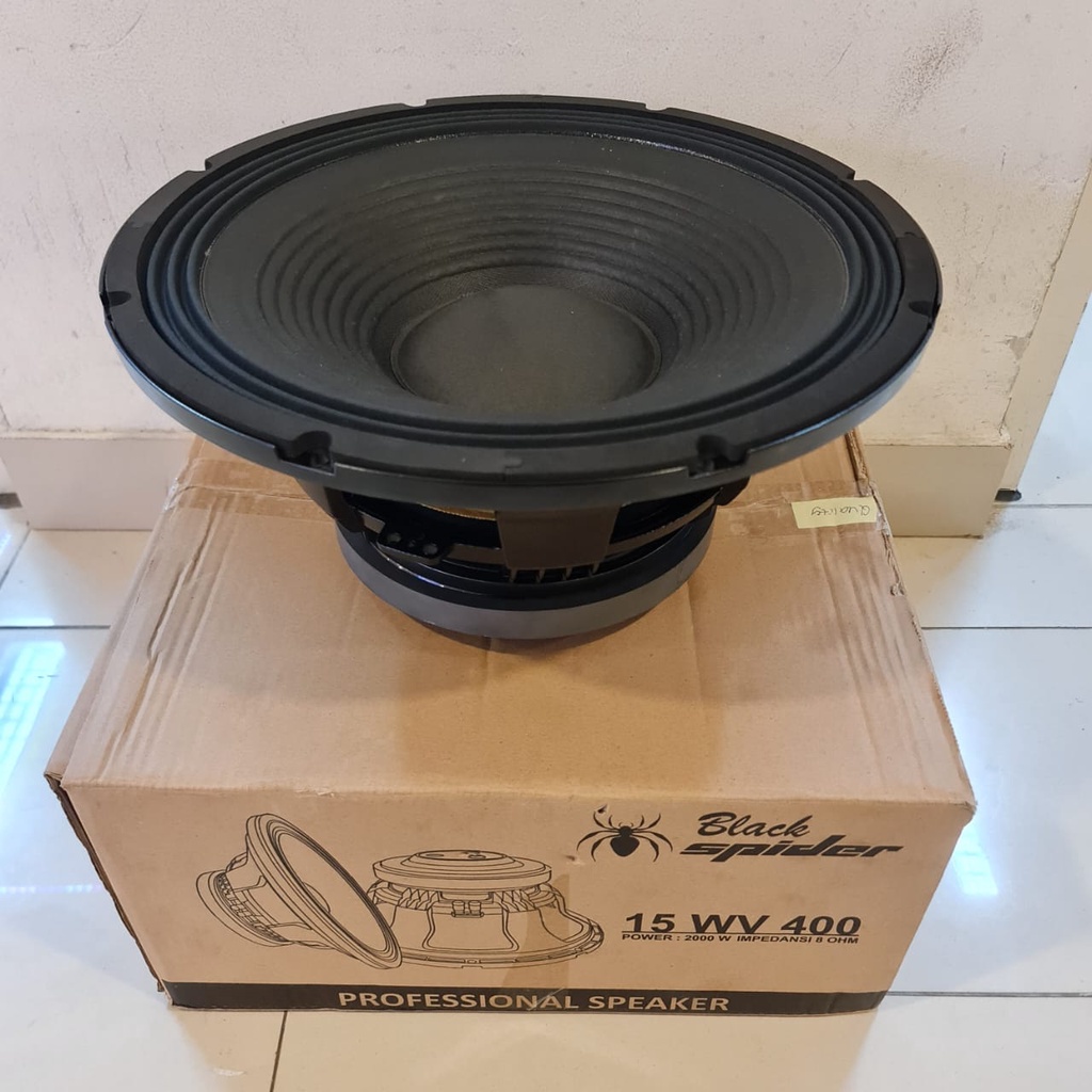 KOMPONEN SPEAKER BLACKSPIDER 15WV400 SPEAKER 15 INCH 15 WV 400