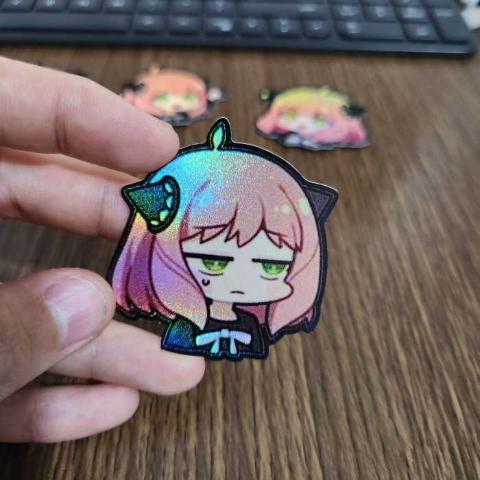 

Sticker Hologram Anime - PSH1355 - Spy x Family - Anya