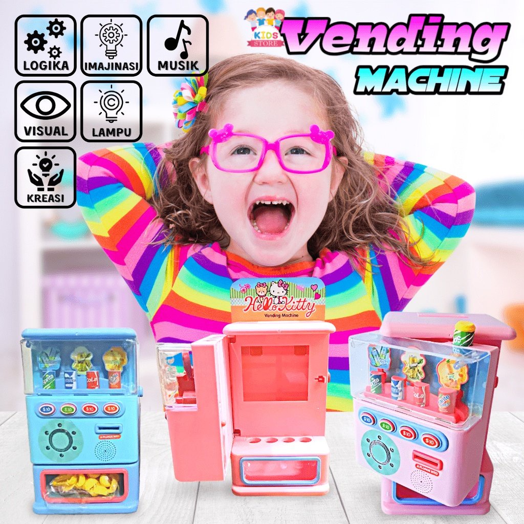 Vending Machine Toys | Mainan Mesin Minuman | Mainan Anak Perempuan Mainan Edukasi 7 Tahun | Cewek