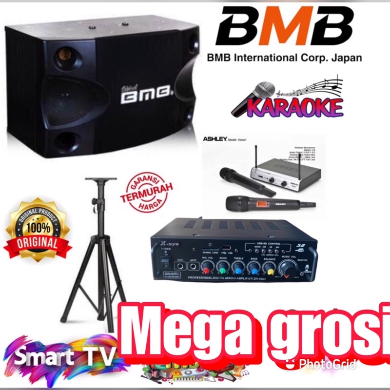 paket karoke bmb cs 252v paket sound system bmb siap pasang