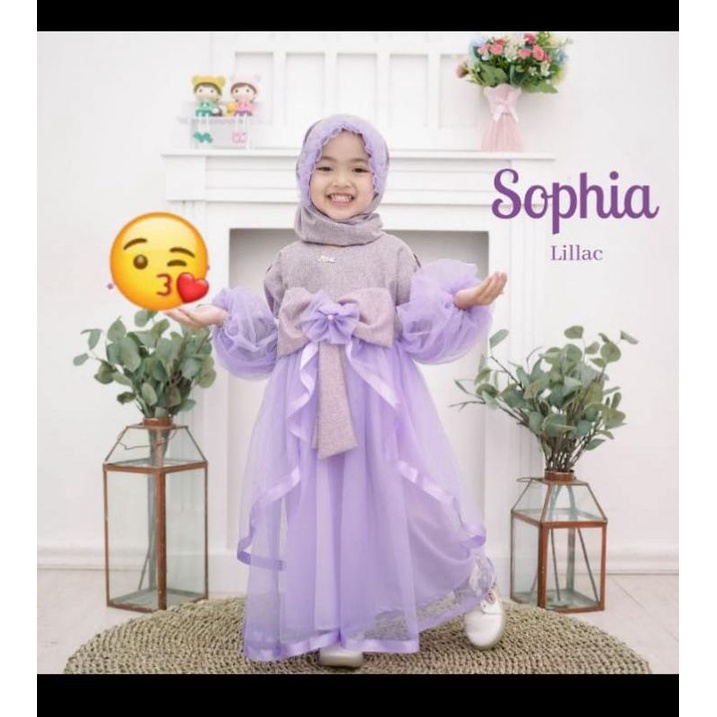 GAUN ANAK GAUN LUCU TILE BRUKAT