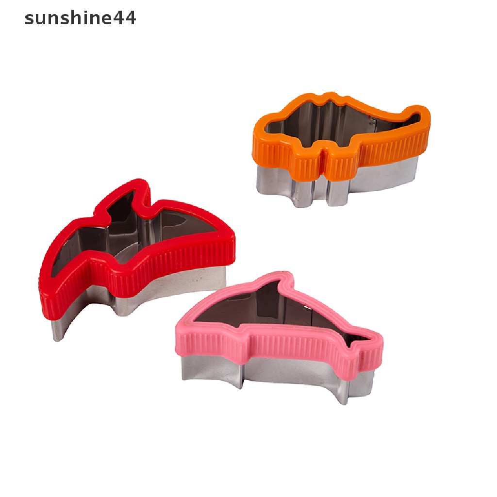 Sunshine Pemotong Dan Sealer Sandwich Stainless Steel DIY Cookie Cutters Untuk Anak.