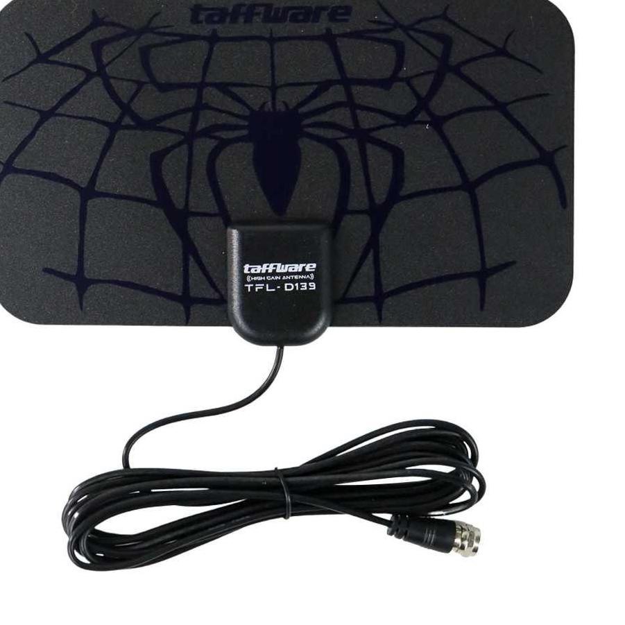Depan Antena TV Digital DVB-T2 4K 25 dB Spider Pattern TFL-D139 Antena Tv Digital Antena Tv Indoor A