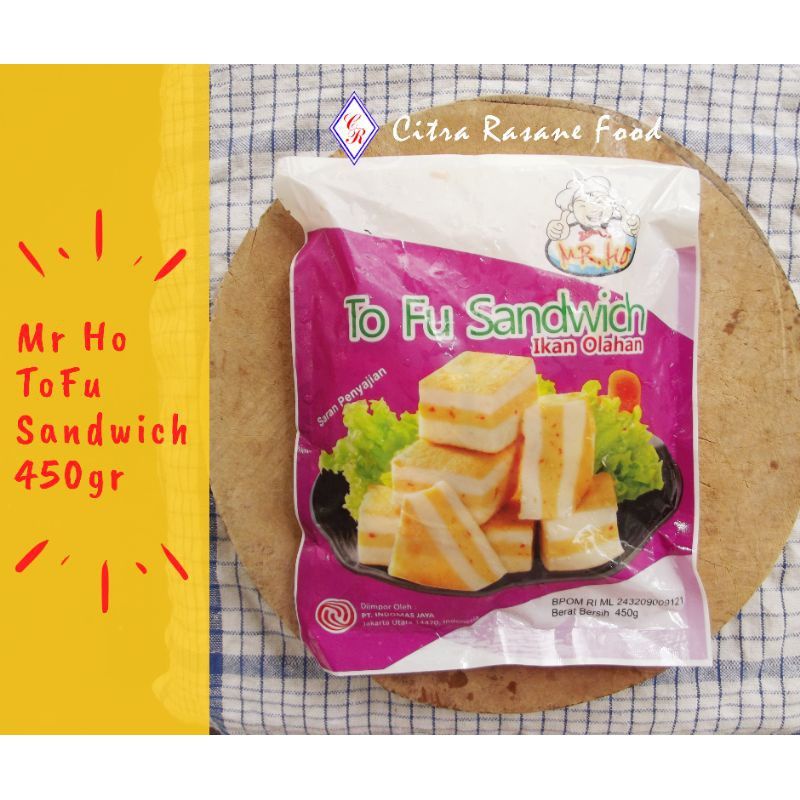 

Mr. Ho ToFu Sandwich || Berat Bersih 450grm