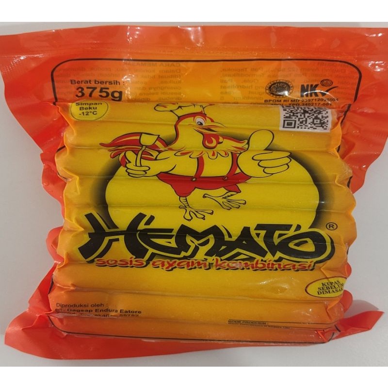 

HEMATO Sosis Ayam Chicken Sausage Original 375gr