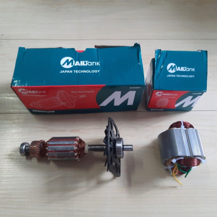 Gerinda Stator Gerinda Dan Armature Gerinda 100% Tembaga Sparepart Mailtank