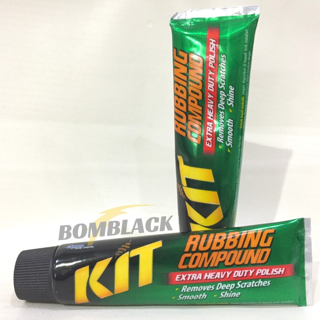 KIT Rubbing Compound 60gr Kompon Penghilang Lecet Body Mobil Motor HIJAU MURAH