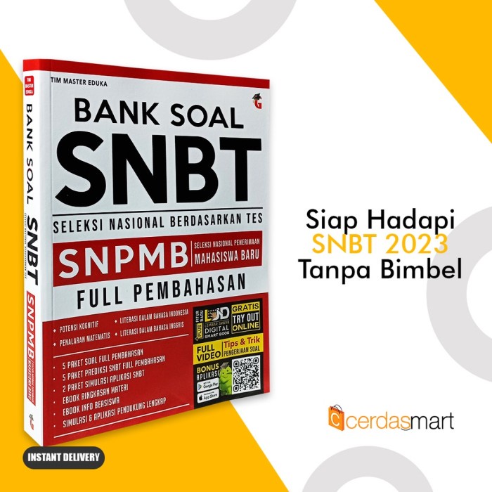 

BUKU SNBT - BUKU SBMPTN - BUKU TPS - BANK SOAL SNBT 2023