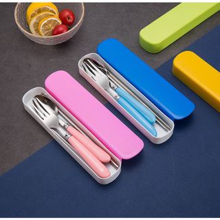 SG20 Sendok Garpu Set Traveling Alat Makan Stainless Steel Souvenir