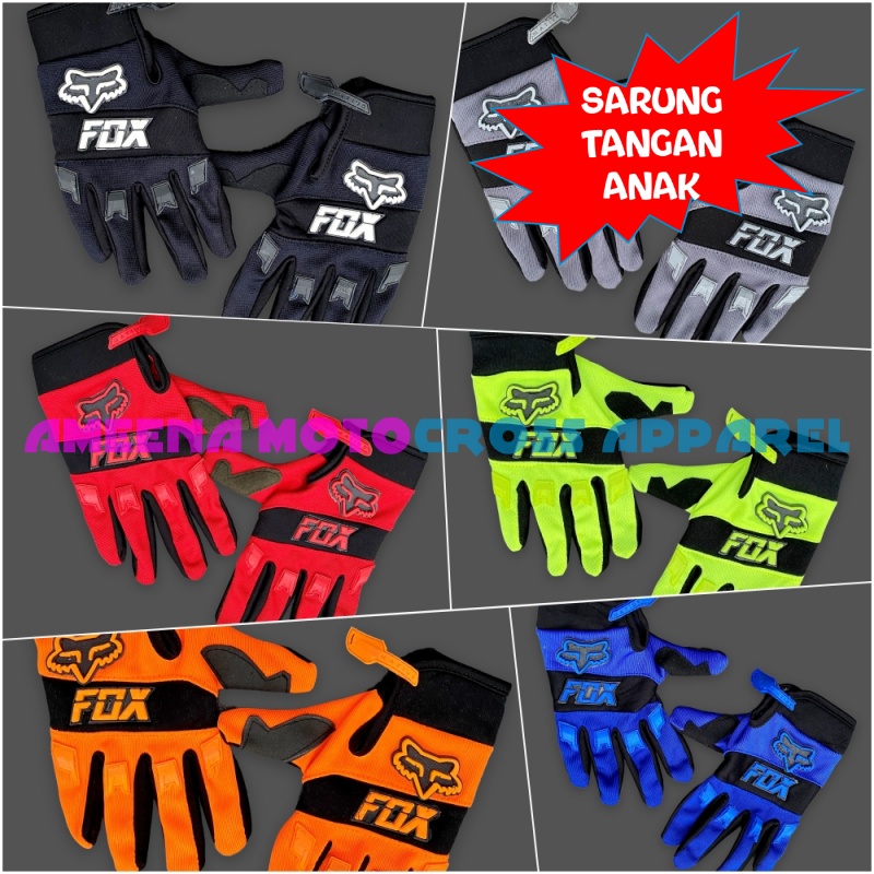 Sarung Tangan Motor Anak - Sarung Tangan Trail Anak - Sarung Tangan Motocross Anak - Sarung Tangan Anak Touring - Sarung Tangan Anak Enduro - Sarung Tangan Trabas Anak - Sarung Tangan Adventure - M2