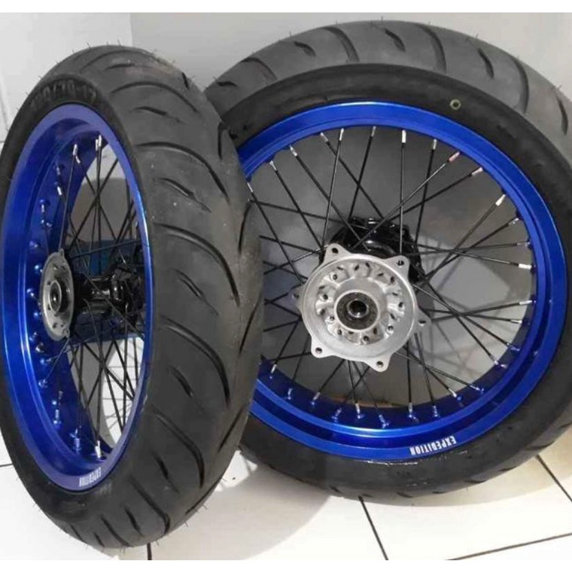 BANSET SUPERMOTO YAMAHA WR 155 R EXPEDITION VELG RING 17 HOLE 36