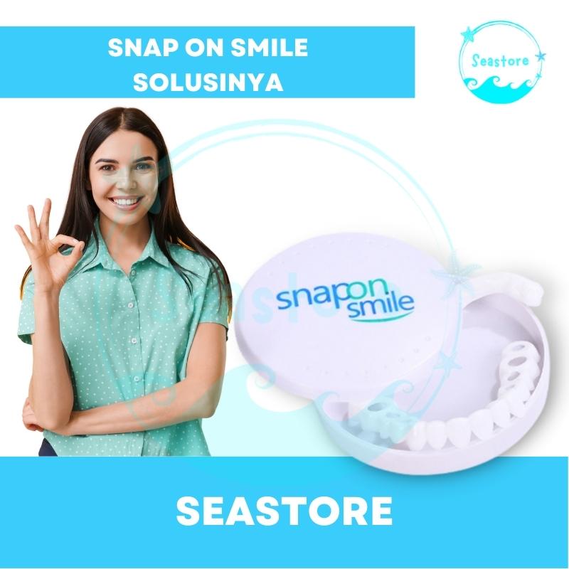 Veneer Vener Gigi Snap On Smile Authentic Perawatan Kesehatan Gigi Palsu Renggang Snapon Smile 1 Set 100% ORI