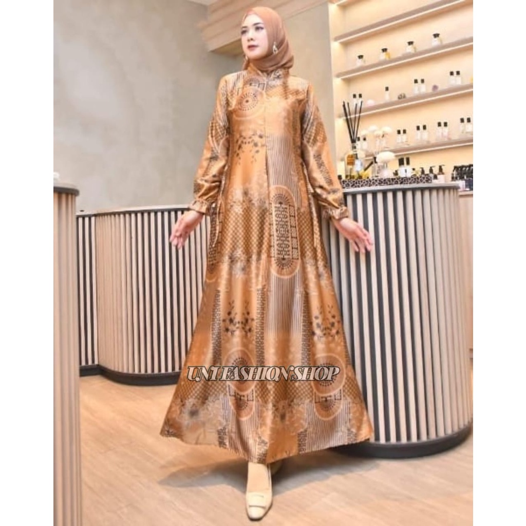 Gamis Wanita Maxmara Premium Terbaru Mewah 2023/Baju Lebaran Perempuan Remaja Jumbo Ld 120 XXL Konda