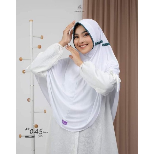 HIJAB ARRAFI AR 045 JUMBO ✅  HIJAB ARRAFI LIST GARIS