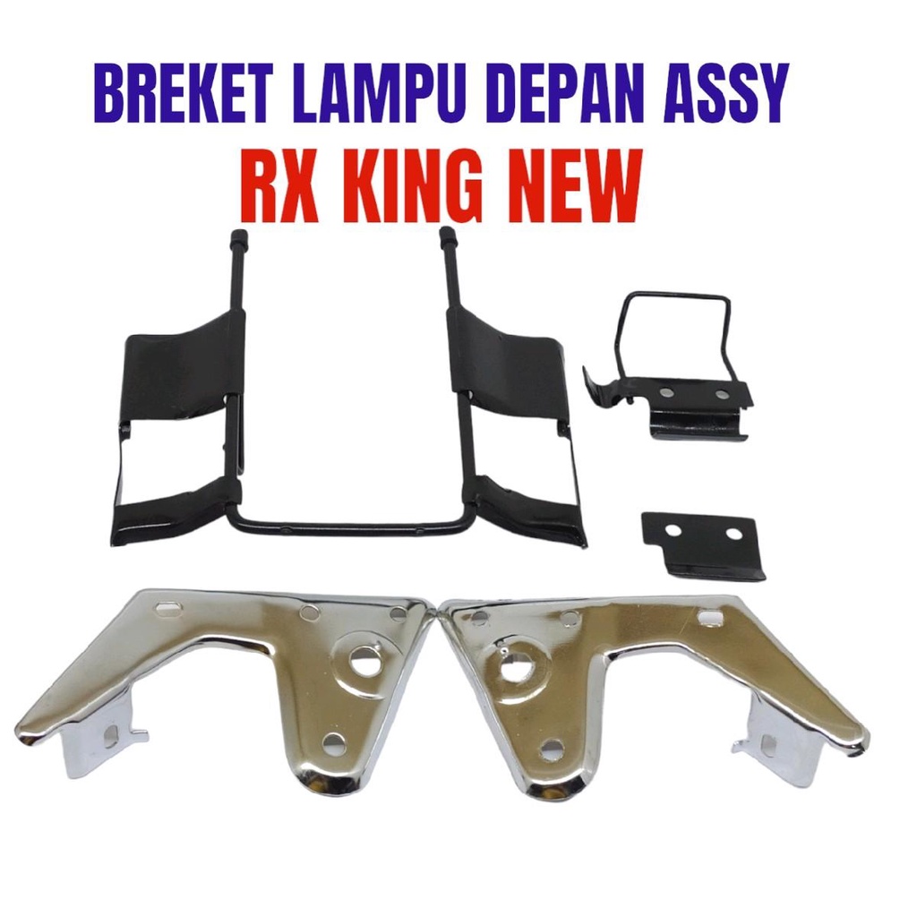 BREKET LAMPU DEPAN ASSY RX KING NEW DUDUKAN LAMPU DEPAN SET RX KING NEW RXK NEW