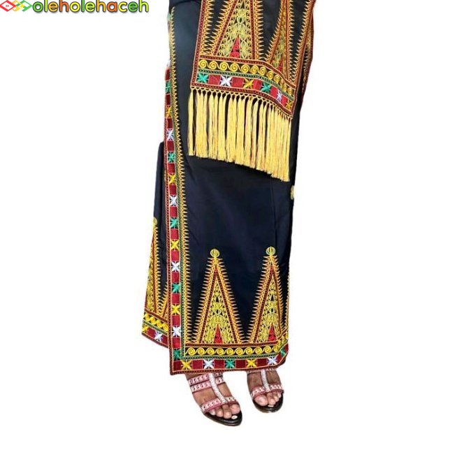 Kain pucuk rebung Gayo bordir / kain bordir khas Aceh