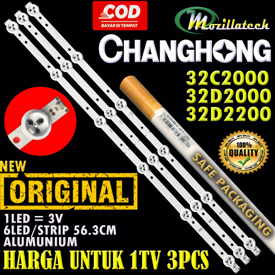 BACKLIGHT CHANGHONG 32C2000 32D2000 32D2200 32 INCH
