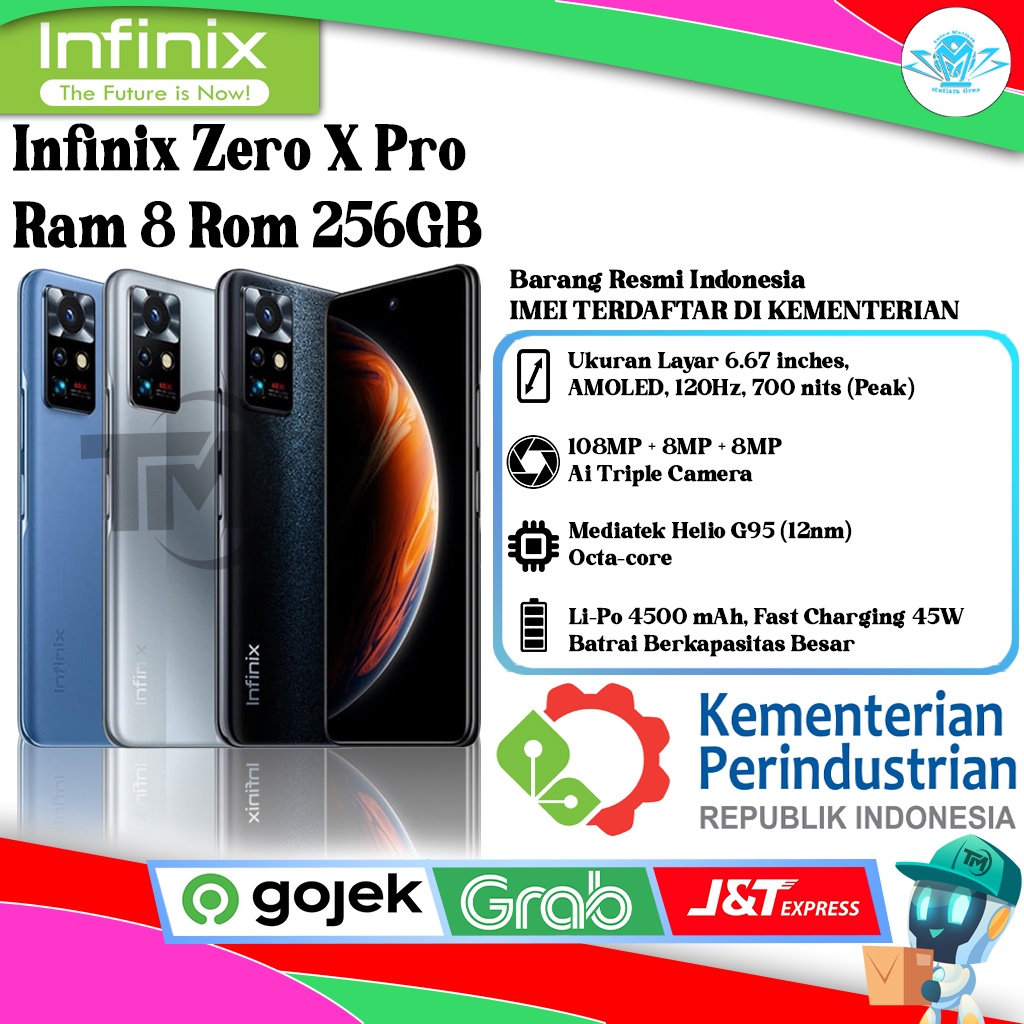 Infinix Zero X Pro Ram 8 Rom 256GB