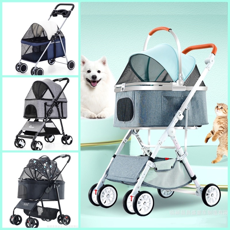 Pet Stroller Anjing Kucing / Trolley Dog Cat Cargo