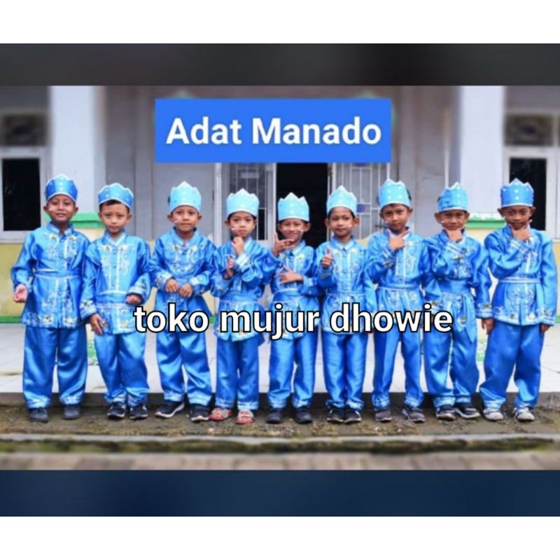 Baju Manado Anak # Adat Manado Anak # Baju Karnaval cewe atau cowo