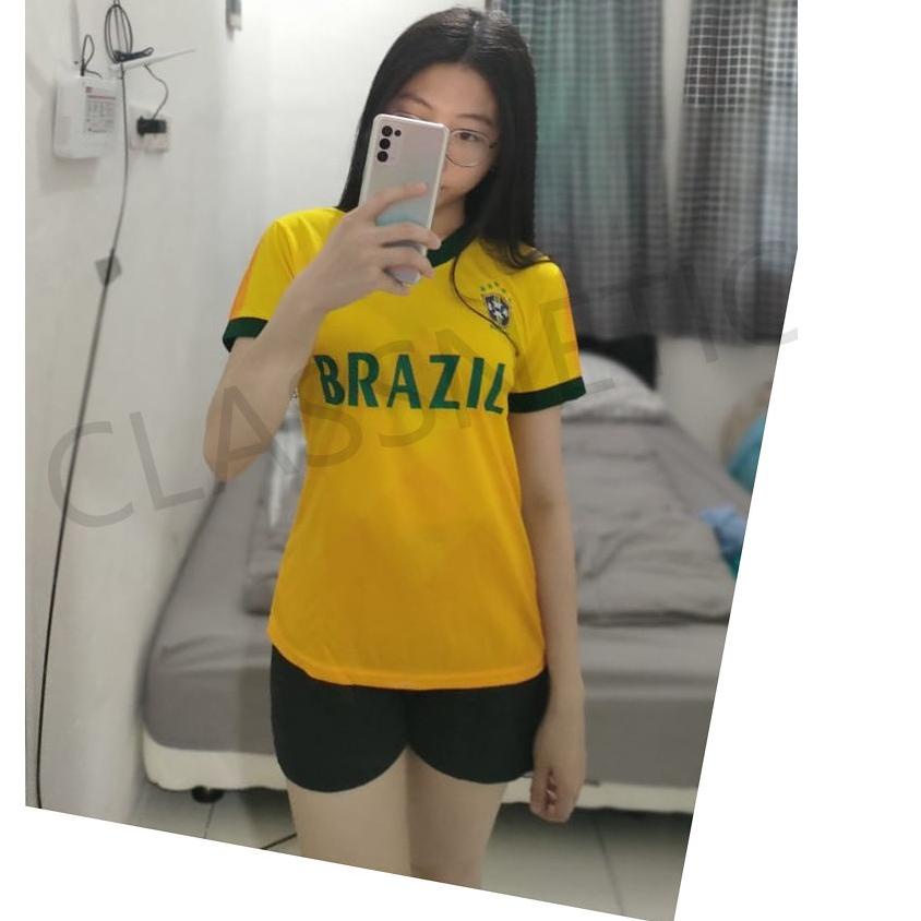 PJX181 BAJU BOLA JERSEY WANITA / CEWEK DEWASA NEGARA BRAZIL ARGENTINA PORTUGAL BARU MURAH |