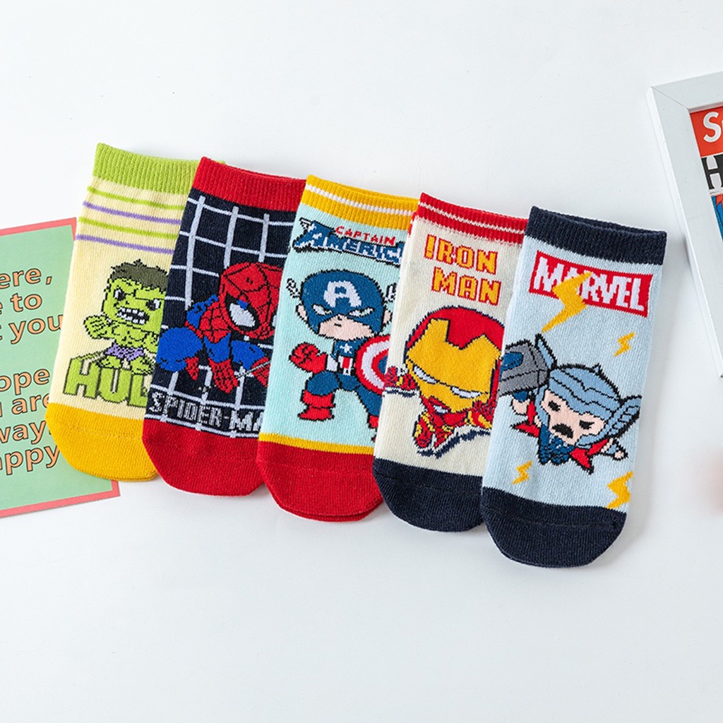 TK Kaos Kaki Anak Karakter Socks Anak Super Hero KK041