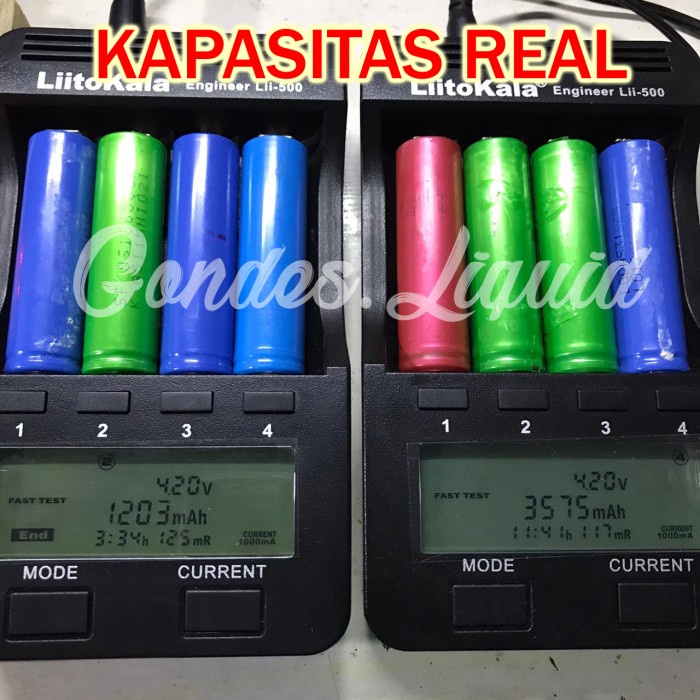 Batrei Baterai 18650 Bekas Batre Laptop Kapasitas Real Test Dengan Litokalla