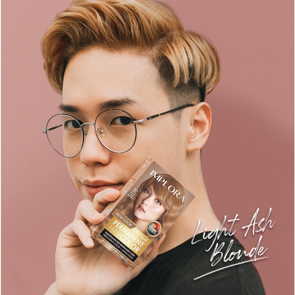 IMPLORA New Permanent Hair Color / Cat Rambut Perwarna Bleaching Warna Alami