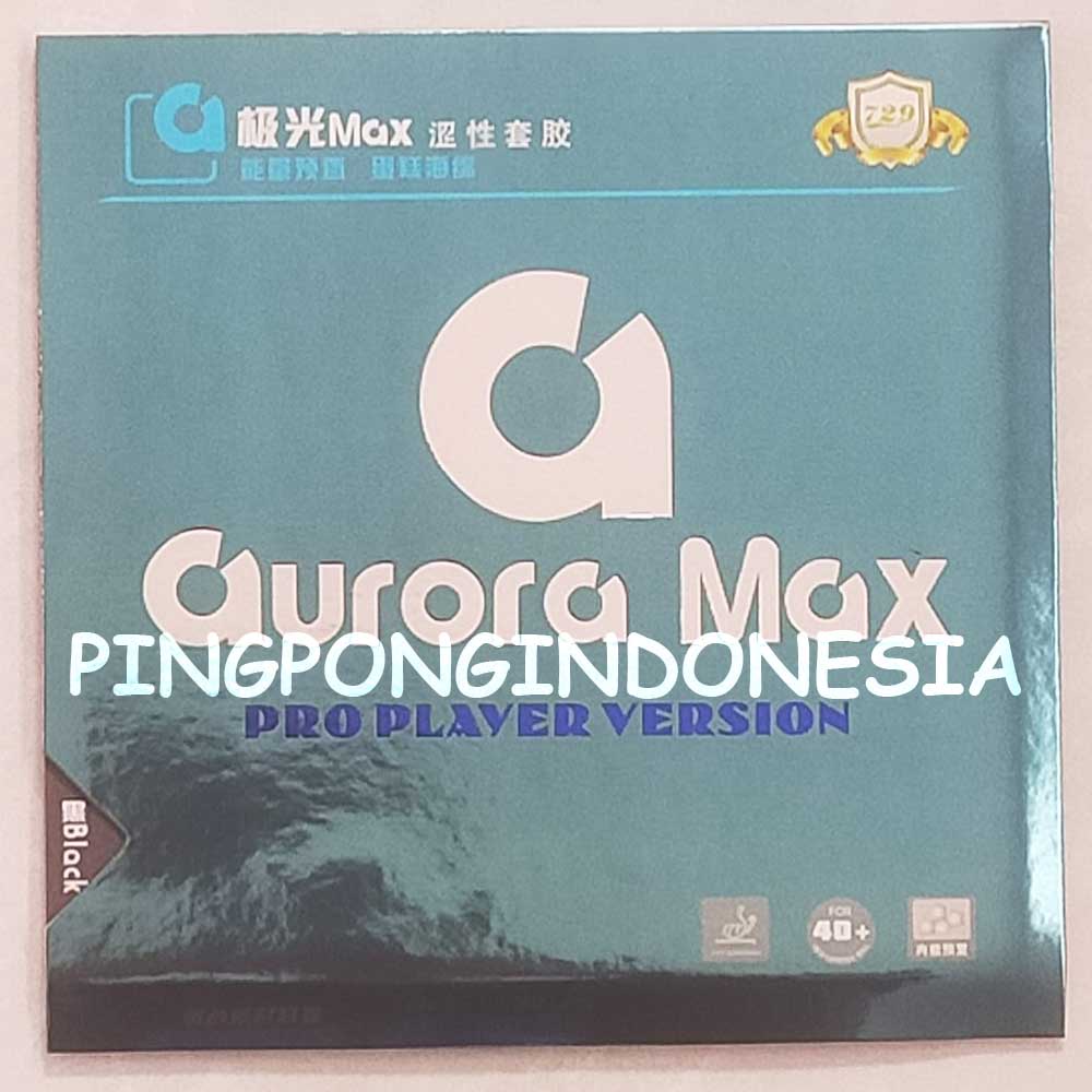 729 - Aurora Max - Karet Bet Pingpong Friendship RITC Rubber Tenis Meja Bat