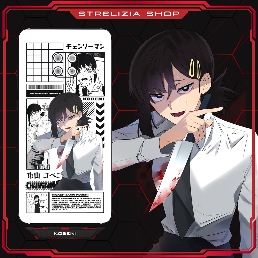 Phone Case Chainsawman Higashiyama Kobeni Manga Ver.