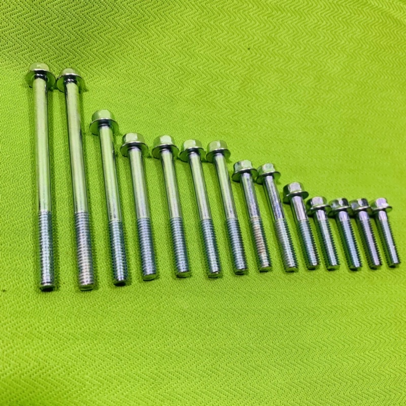 1set baut blok mesin kanan kiri suzuki shogun 110 kebo old new shogun 110 aril ariel
